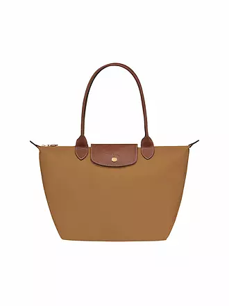 LONGCHAMP | Le Pliage Original Shopper Medium, Vert Anglais | camel